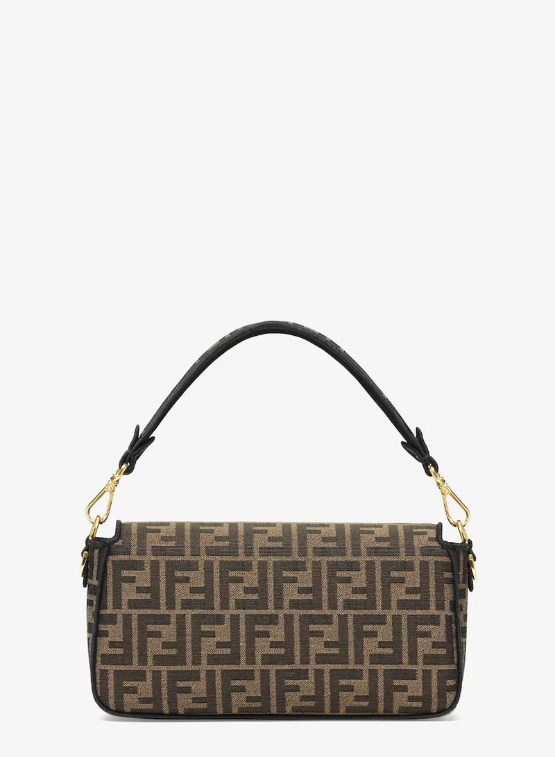 Fendi Rx Baguette Brown FF jacquard fabric bag - Image 3