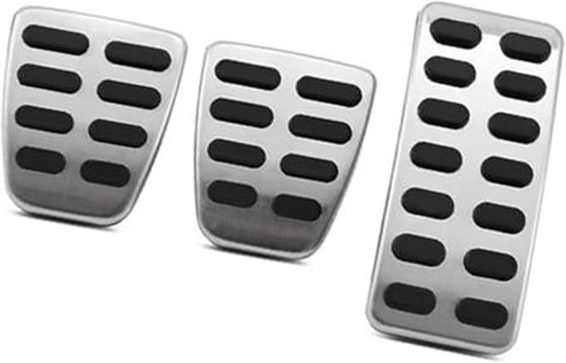 QASULER Stainless Steel Pedal Pad Set for Hyundai and Kia - Image 1