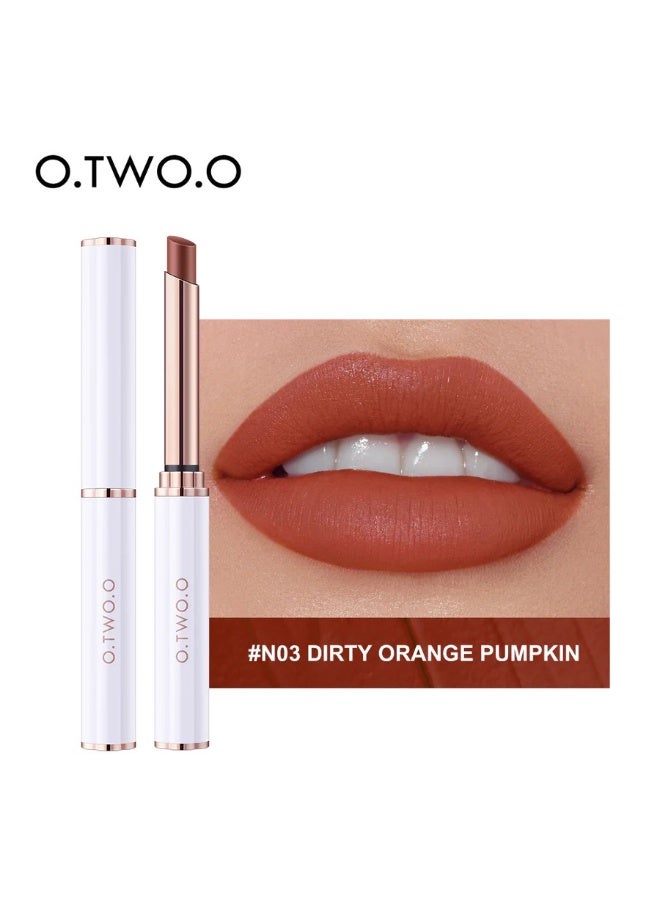 O.TWO.O  Long Lasting Velvet Matte lipstick thin tube Lipstick High Saturation Lipstick - Image 1