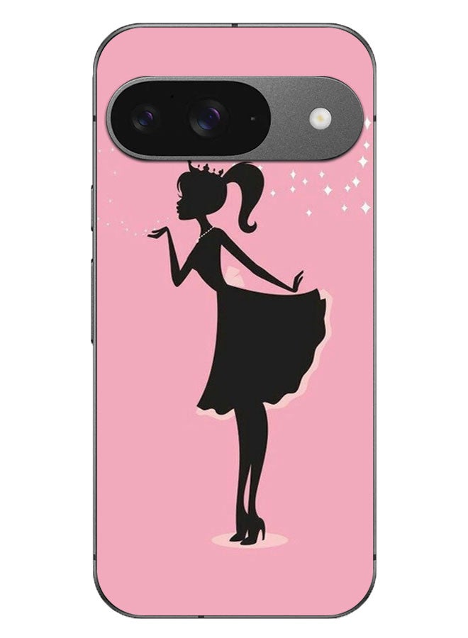 EYE CATCH Printed Protective Case Cover For Google Pixel 9 -  Black Dress Girl - Image 1