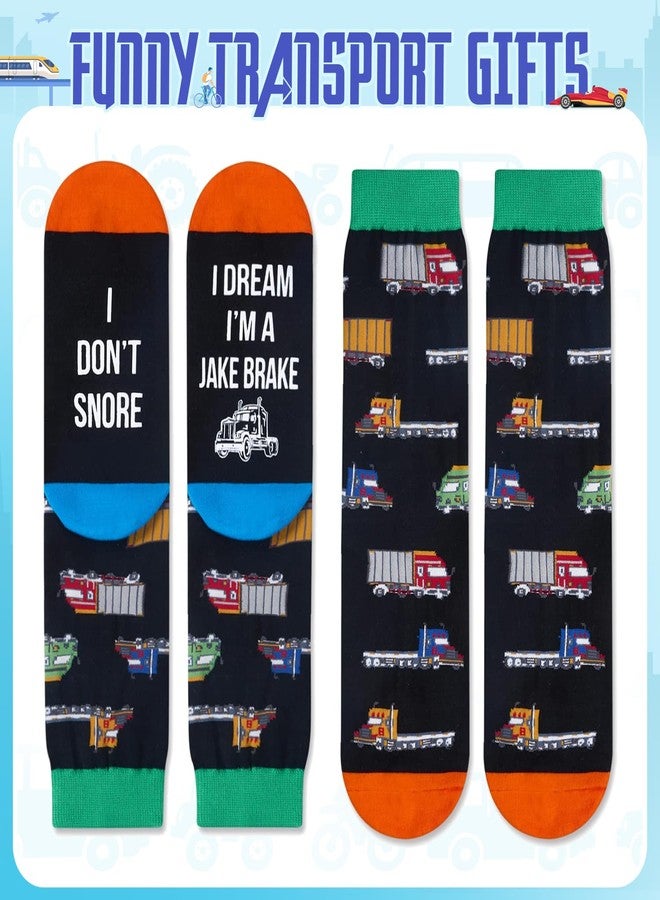Zmart Cool Trucker Socks -Truck Driver Gifts for Men, Funny Truck Accessories - Image 3
