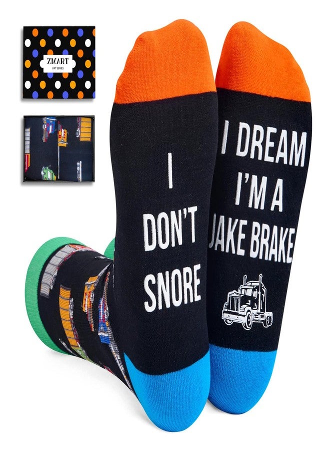 Zmart Cool Trucker Socks -Truck Driver Gifts for Men, Funny Truck Accessories - Image 1