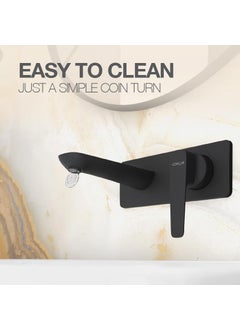 Kohler KOHLER ALEO+ Wall-Mount Basin Mixer in Matte Black  - Image 4