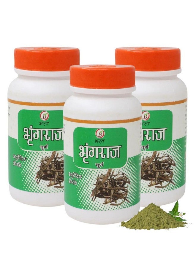 Bharat مسحوق بهارات الأيورفيدا أوشدالايه برينغراج، 100 جرام (عبوة من 3) - Image 1
