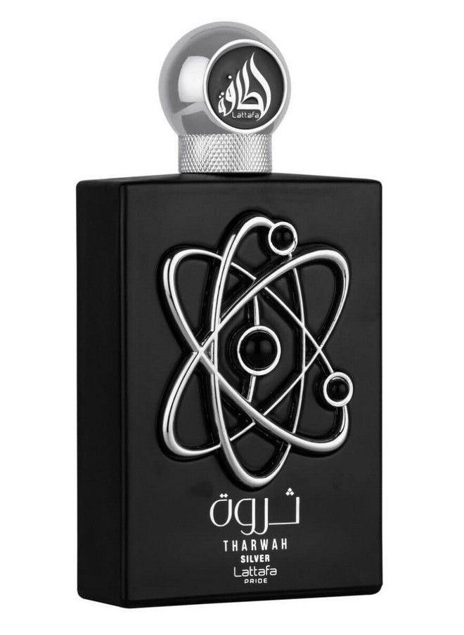 Lattafa Perfumes - Tharwah Silver For Unisex Eau De Parfum Spray 3.4 Ounce - Image 1