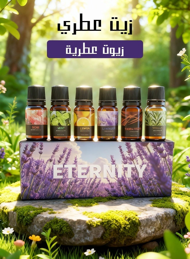 MEJISOO Essential Oils 6-Scent Blend Set, Best Aroma Oils for Diffusers, Humidifier, Necklace and Sachet, Aromatherapy Diffuser Oils for Aroma Scents Sets, The First Chose of essential oils for Home, High Quality Essential Oils Pack Gift. - Image 1