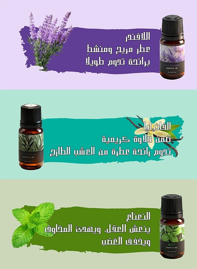 MEJISOO Essential Oils 6-Scent Blend Set, Best Aroma Oils for Diffusers, Humidifier, Necklace and Sachet, Aromatherapy Diffuser Oils for Aroma Scents Sets, The First Chose of essential oils for Home, High Quality Essential Oils Pack Gift. - Image 4