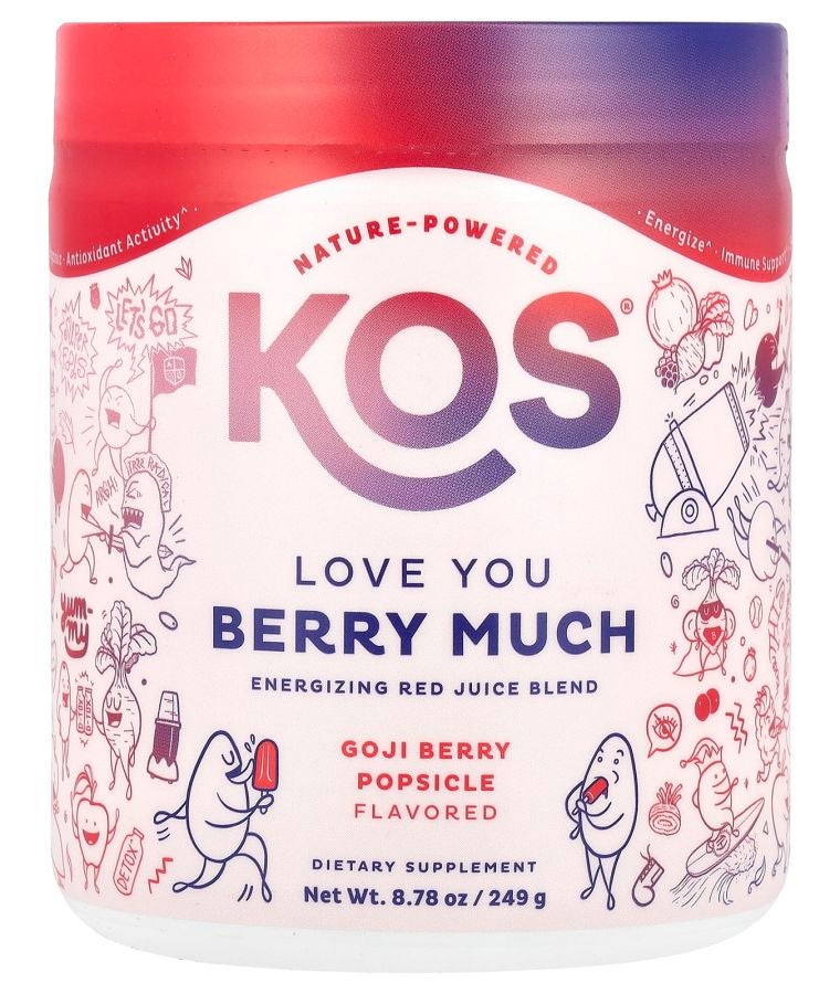 Love You Berry Much Energizing Red Juice Blend Goji Berry Popsicle 8.78 oz (249 g)