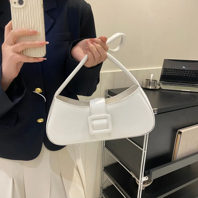 Styli Buckle Flap Detail Shoulder Bag