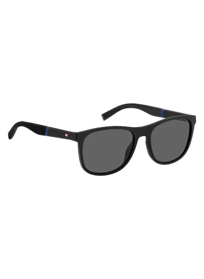 TOMMY HILFIGER Men's UV Protection Sunglasses Th 2042/S Black 44.2 - Lens Size: 54 Mm