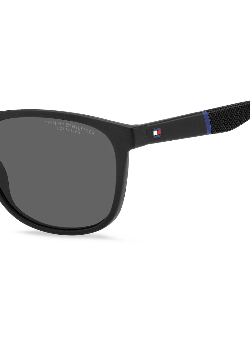 تومي هيلفيغر Men's UV Protection Sunglasses Th 2042/S Black 44.2 - Lens Size: 54 Mm