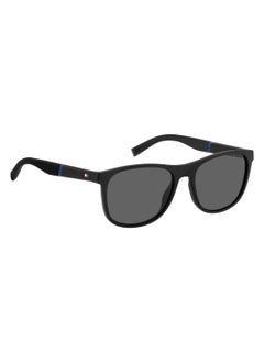 TOMMY HILFIGER Men's UV Protection Sunglasses Th 2042/S Black 44.2 - Lens Size: 54 Mm  - Image 2