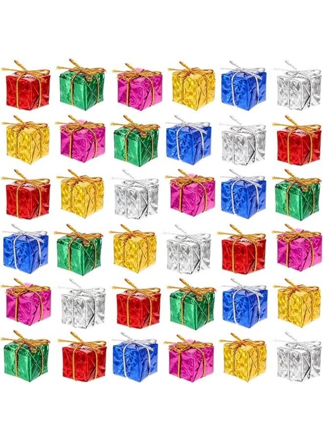 30 pieces - Mini Present Ornament Christmas Tree Gift Box - Image 1