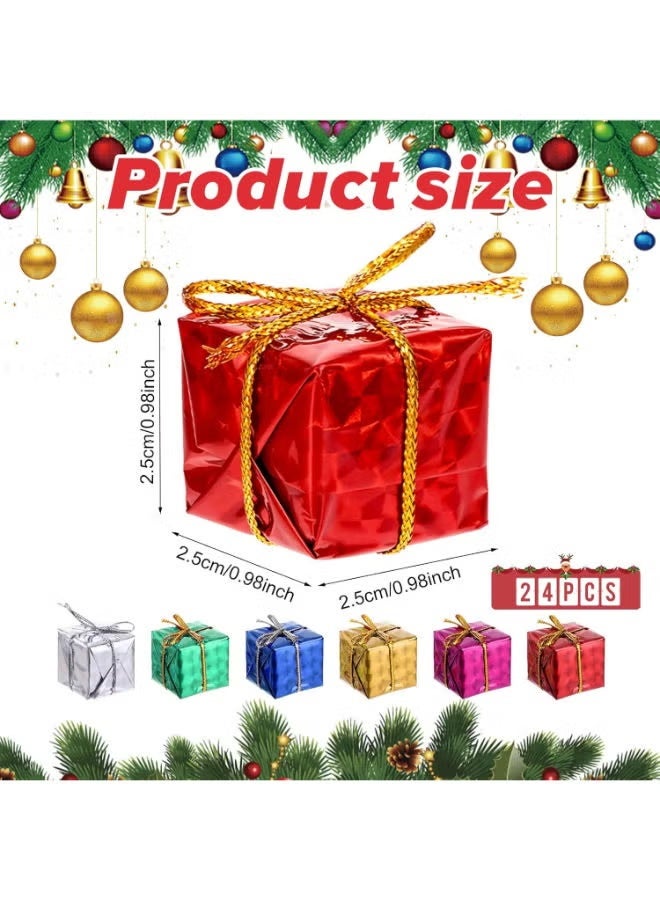 30 pieces - Mini Present Ornament Christmas Tree Gift Box - Image 3