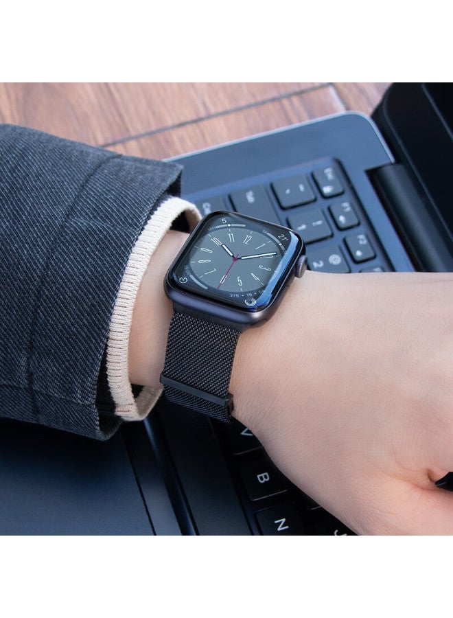 Wei Qiantu Weiqiantu Compatible Apple Watch Band For Apple Iwatch S10/s9/8/7 Milanese Loop 6/se/ultra2 44/45/49mm - Image 5