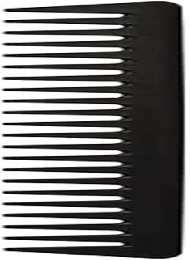 Wide Tooth Comb: Professional Anti-Static Detangling Comb Heat Resistant Wide Comb for Detangling Long, Wet and Curly Hair, Black