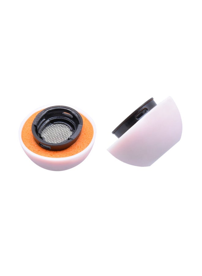 Generic - Suitable For Apple AirpodsPro Earplug Noise Reduction Silicone Ear Cap Double Filter Mixed Memory Foam Headphone Cover-Specifications:Coffee Black/L M S Each Pair Of Sets - Image 1