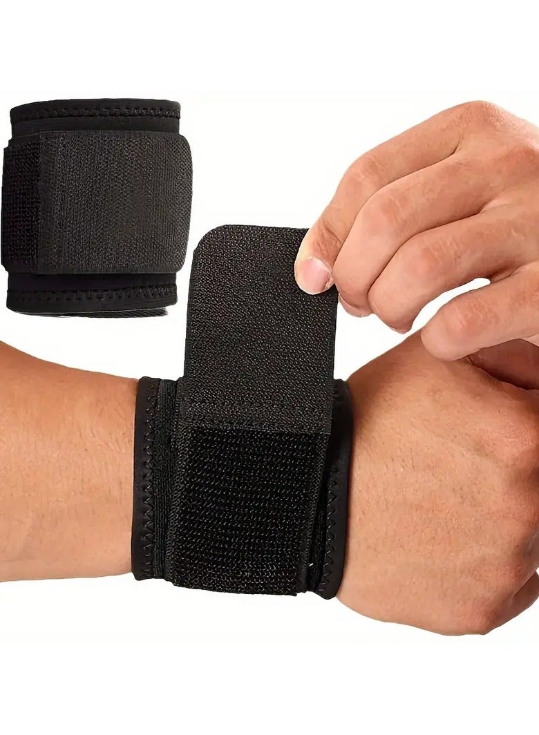 Goolsky 1pc Adjustable Soft Wrist Support Brace - Breathable Neoprene Wristband with Secure Hook & Loop Closure for Gym Workouts, Hand Wash Only, Flexible Fit for Men and Women, Gym Wrist Support|Adjustable Wristband|Hook Loop Closure, Wrist Brace - Image 1