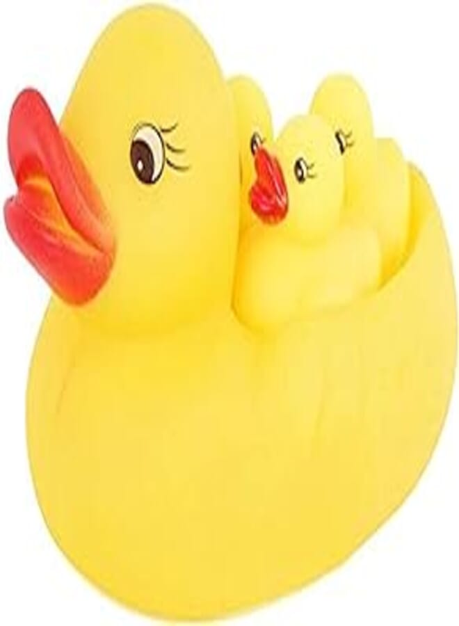 Play-Doh Happytoys 4pcs Baby Sounding Rubber Duck Toy Lovely Yellow Ducks Children Bath Toys