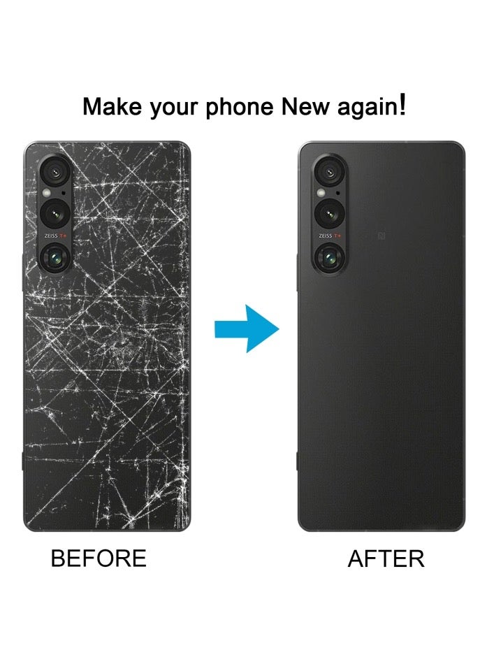 For Sony Xperia 1 V Original Battery Back Cover with Camera Lens Cover, For Sony Xperia 1 V(with Camera Lens) - Black - Image 2