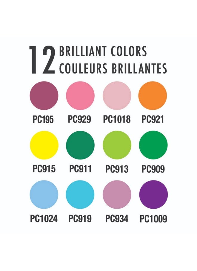 Prismacolor مجموعة أقلام الرصاص الملونة ذات النواة الناعمة من Premier، 12 قلمًا  - Image 4