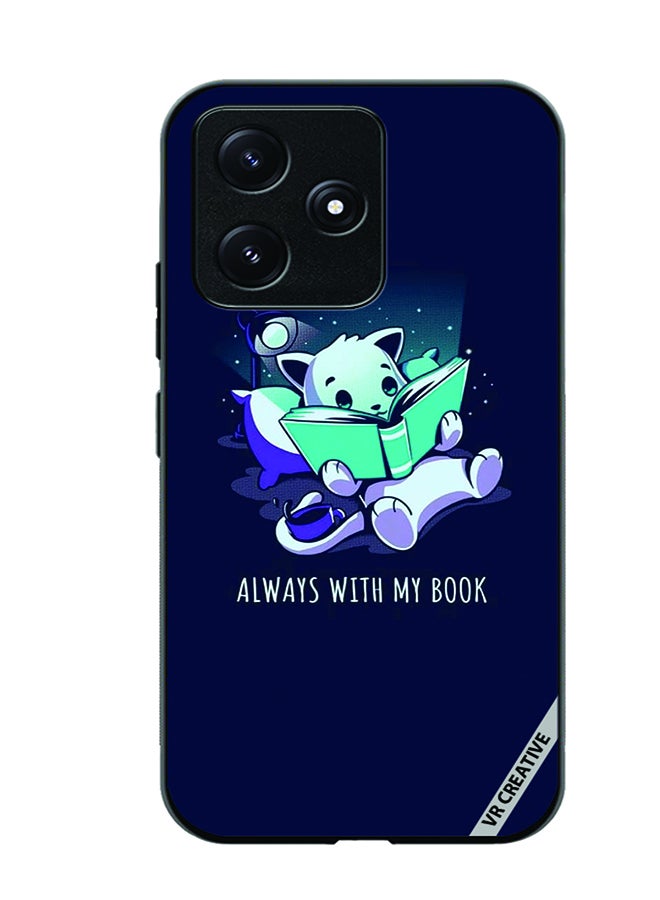 VR CREATIVE Protective Case Cover For Xiaomi Poco M6 Pro 5G Always With My Book Design Multicolour - Image 1