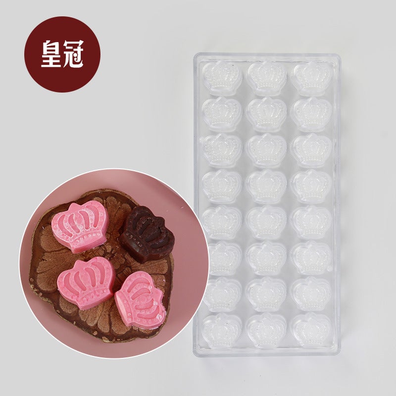 Handmade Creative Diy Three-Dimensional Plastic Chocolate Mold Creative Ice Cake Mold Plastic Jelly Mold - Image 1