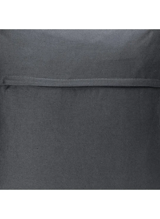 atmosphera Premium Quality Square Shaped Cushion Dark Grey 38 x 38 cm 103850L