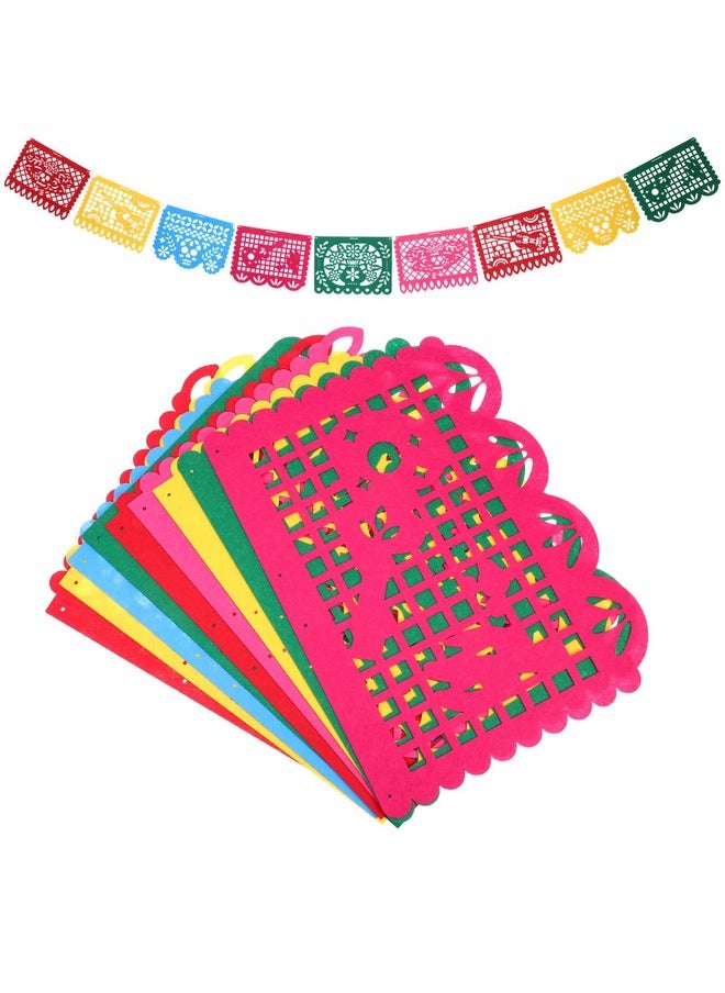 Toyvian Toyvian 15ft Mexican Party Banners, Day Of The Dead Banner Fiesta Party Decorations Banners De Los Decor Mexico Halloween Banner Birthday Party Decorations  - Image 1