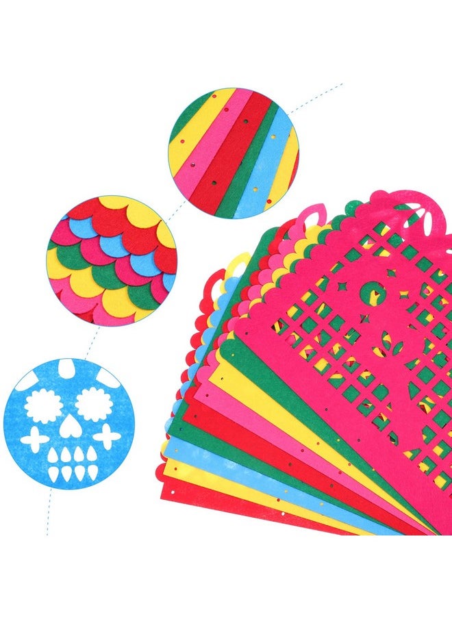 Toyvian Toyvian 15ft Mexican Party Banners, Day Of The Dead Banner Fiesta Party Decorations Banners De Los Decor Mexico Halloween Banner Birthday Party Decorations  - Image 5