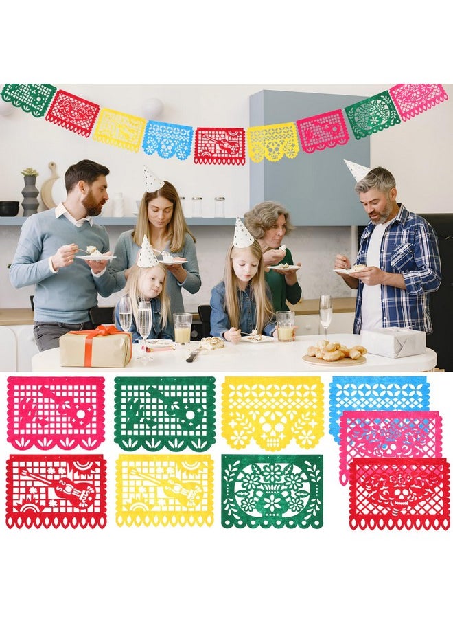 Toyvian Toyvian 15ft Mexican Party Banners, Day Of The Dead Banner Fiesta Party Decorations Banners De Los Decor Mexico Halloween Banner Birthday Party Decorations  - Image 2