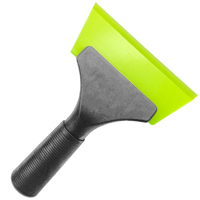 GUGUGI Rubber Squeegee Shower Door Squeegee Windshield Squeegee Ice Scraper Miracle Scraper for Vinyl Wrapping, Window Tinting, Windshield Washing, Bathroom Door Cleaning(1 Pack, Green)