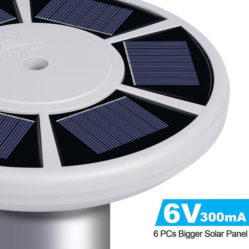 Sunnytech Solar Power Flag Pole Flagpole Light Auto Active Green Energy Factory Direct Supply - Image 2