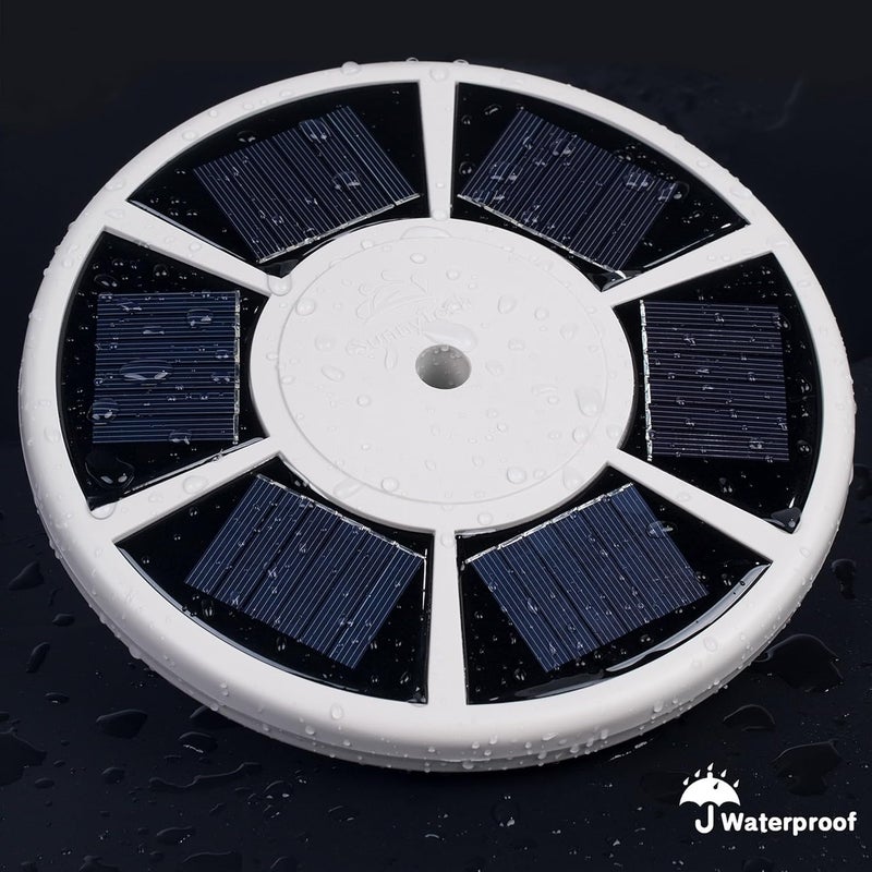 Sunnytech Solar Power Flag Pole Flagpole Light Auto Active Green Energy Factory Direct Supply - Image 3