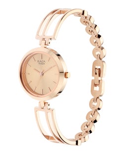TITAN Titan Raga ia Rose Gold Metal Analog Strap Watch for Women  - Image 1