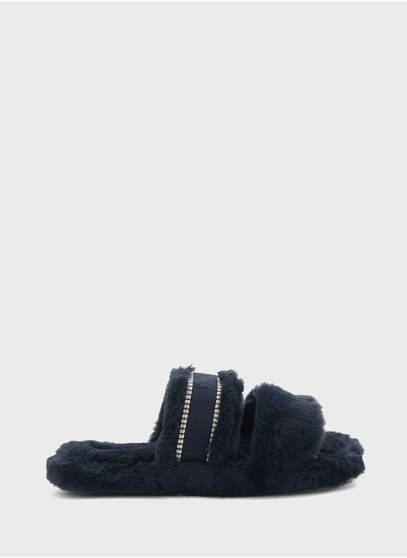 تومي هيلفيغر Double Strap Bedroom Slippers