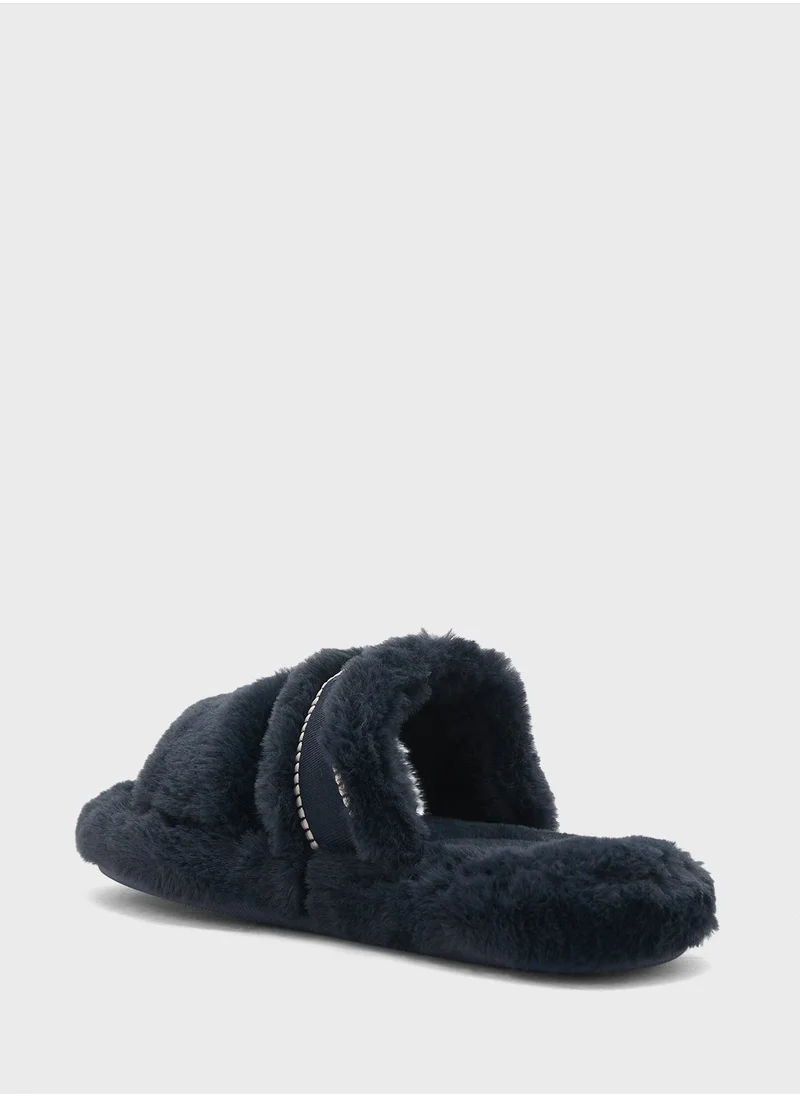 تومي هيلفيغر Double Strap Bedroom Slippers