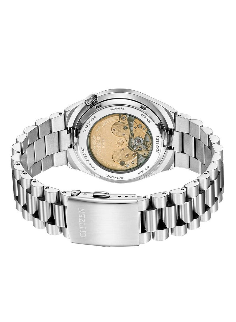 Citizen Automatic Yellow Dial Stainless Steel Men's Watch - NJ0150-81Z - Image 2