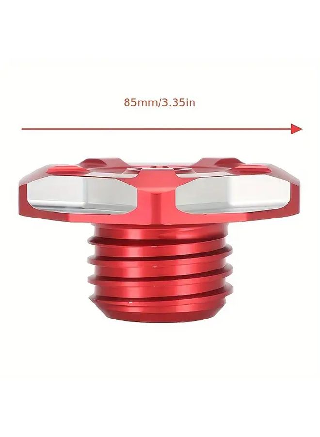 Red CNC Fuel Tank Cover Cap for Honda CRF110 CRF125 Dirt Bike 2019 2025 Model - Image 2