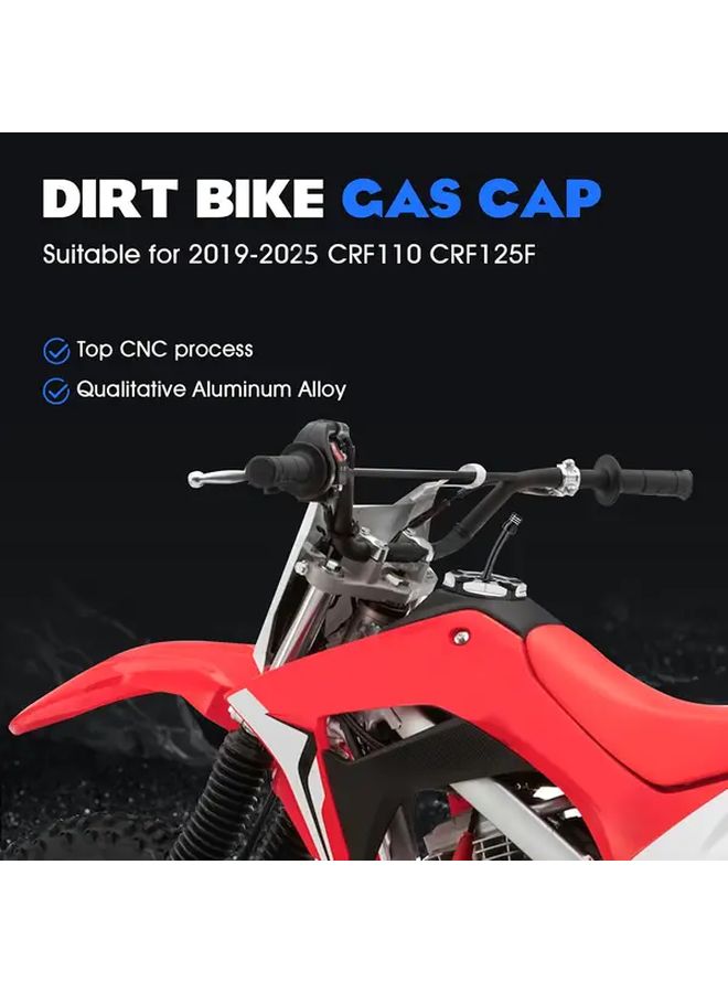 Red CNC Fuel Tank Cover Cap for Honda CRF110 CRF125 Dirt Bike 2019 2025 Model - Image 3