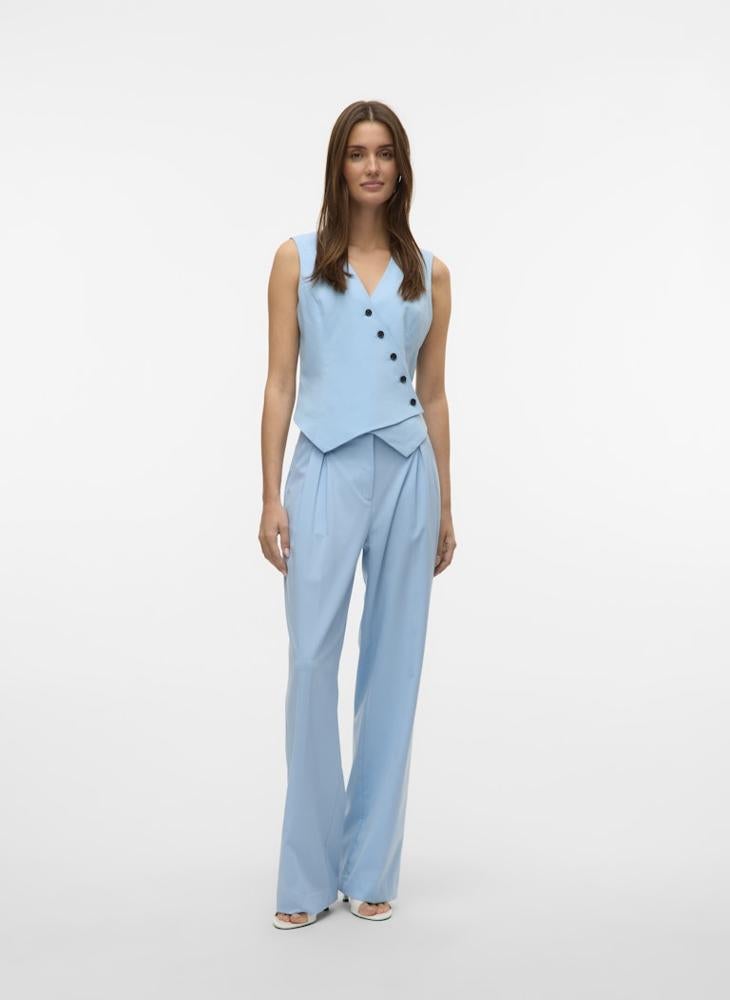 VERO MODA - Pocket Detail Wide Leg Pants - Image 1