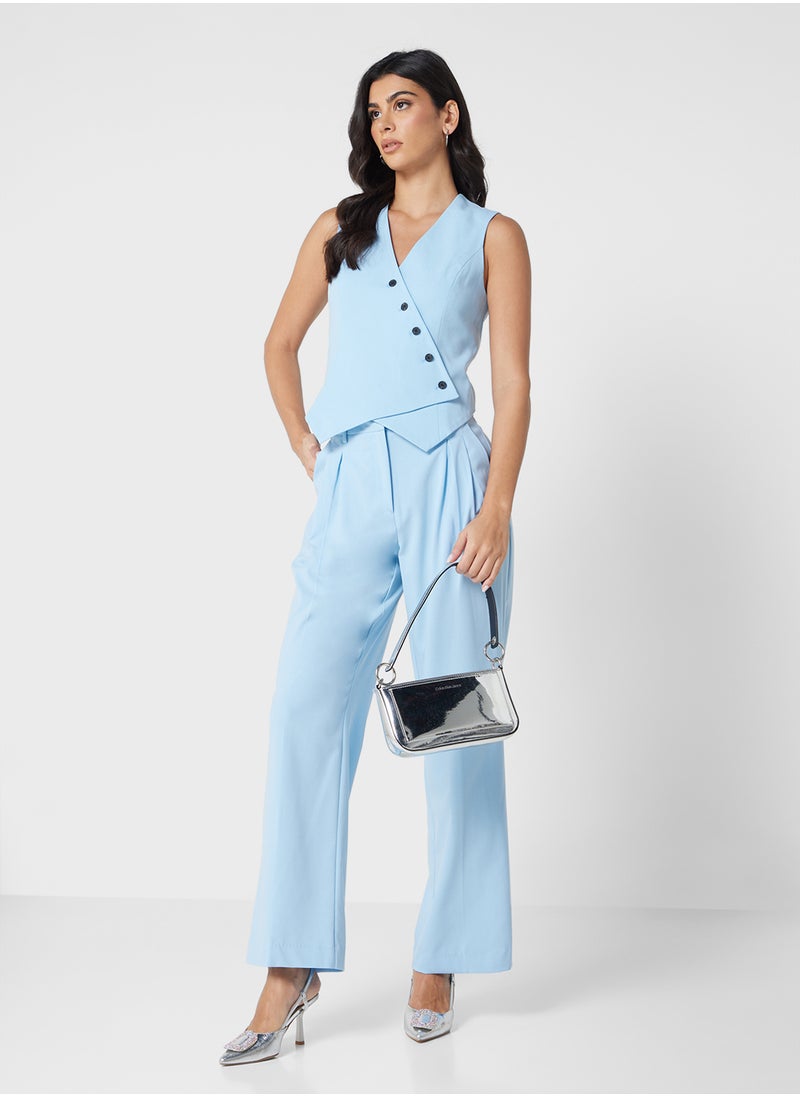 VERO MODA - Pocket Detail Wide Leg Pants - Image 1