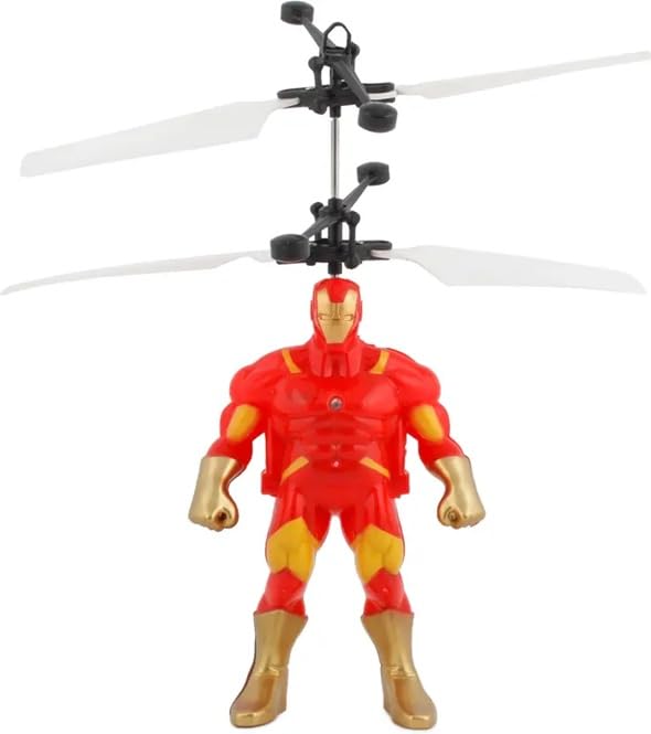 HOMOZE Rechargeable Hand Sensor Control Flying Robot Helicopter Toy for Kids, Boys & Girls | Rechargeable LED Induction Drone for Kids | Infrared Control Flying Toy for 6 + Years kids - Image 4
