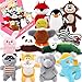 SHARLOVY Dog Squeaky Toys for Small DogsStuffed Animal Puppy ToyCute Puppy Chew Toy for Dog Teething for Small to Medium DogsSoft Plush Pet Toys Pack 12 in Gift Box - Image 3