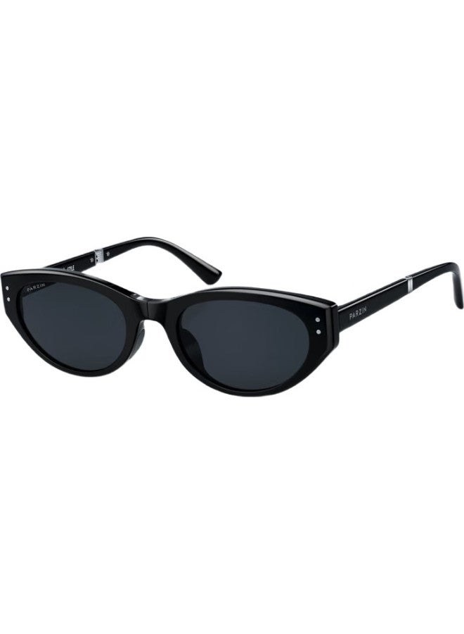PARZIN Foldable Polarized Sunglasses, Fan Chengcheng'S Retro Cat-Eye Frame Driving Trendy Sunglasses 91511 - Image 1