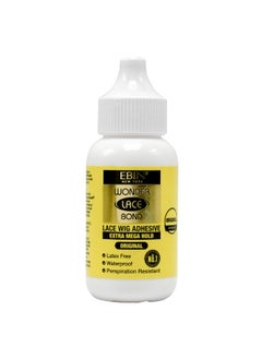 EBIN NEW YORK EBIN NEW YORK Wonder Lace Bond Wig Adhesive Extra Mega Hold 1.18oz/35ml | Invisible, Water & Oil-Resistant | Non-Toxic, Light Hold for Poly & Lace Wigs 