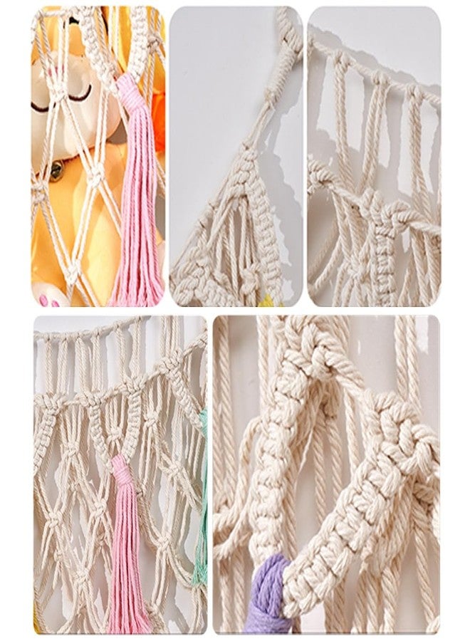 Fancypost Large Stuffed Animal Net Or Hammock for Plush Toys ，Wall Hanging Plushie Net Stuffed Animals Holder， Stuffed Animal Storage Display Ideas，Space Saver Toy Hammock Room Decor - Image 3
