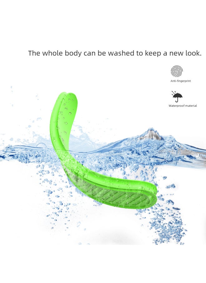 Generic - Suitable For Apple For Apple AirPods Max Wireless Bluetooth Headset Protection Beam Cover Silicone Waterproof Cover-Color:T1 Orange - Image 1