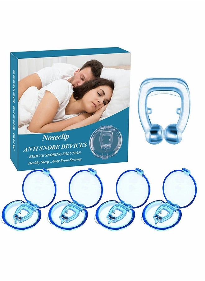 FLOWING Snore Stopper Clipple Anti Snoring Device Silicone Nose Clip Magnetic Nasal Dilator Provide The Effective Solution to Stop 4PCS  - Image 1