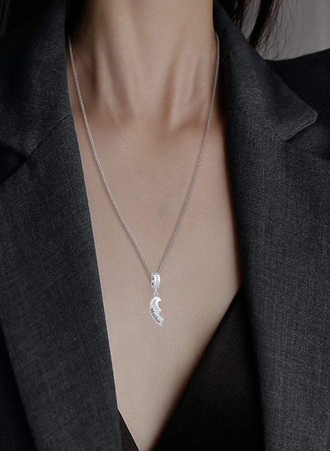 OutstandLong 19 inch Mother Son Necklace Gifts - 2PCS Mom Necklace from Son, Mom Gifts Daughter Gifts for Mother's Day - Image 3